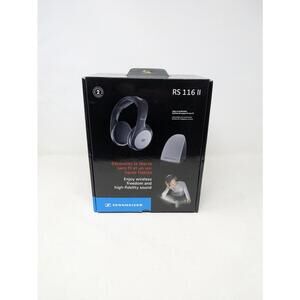 Sennheiser RS 116 II Wireless Headphones with Receiver & Manual